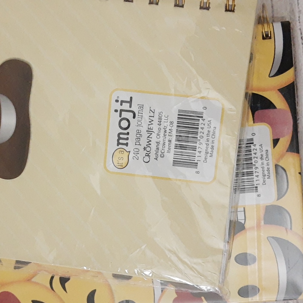 Emoji Notes Bundle - Spiral Journals, Pocket Notepads, Note Cards - 5 Items NEW - Picture 4 of 15